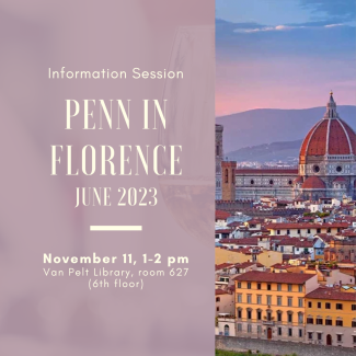 Penn in Florence info